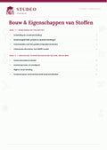 Chemie: Bouw & Eigenschappen van Stoffen