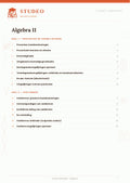 Wiskunde: Algebra II