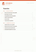 Wiskunde: Functies