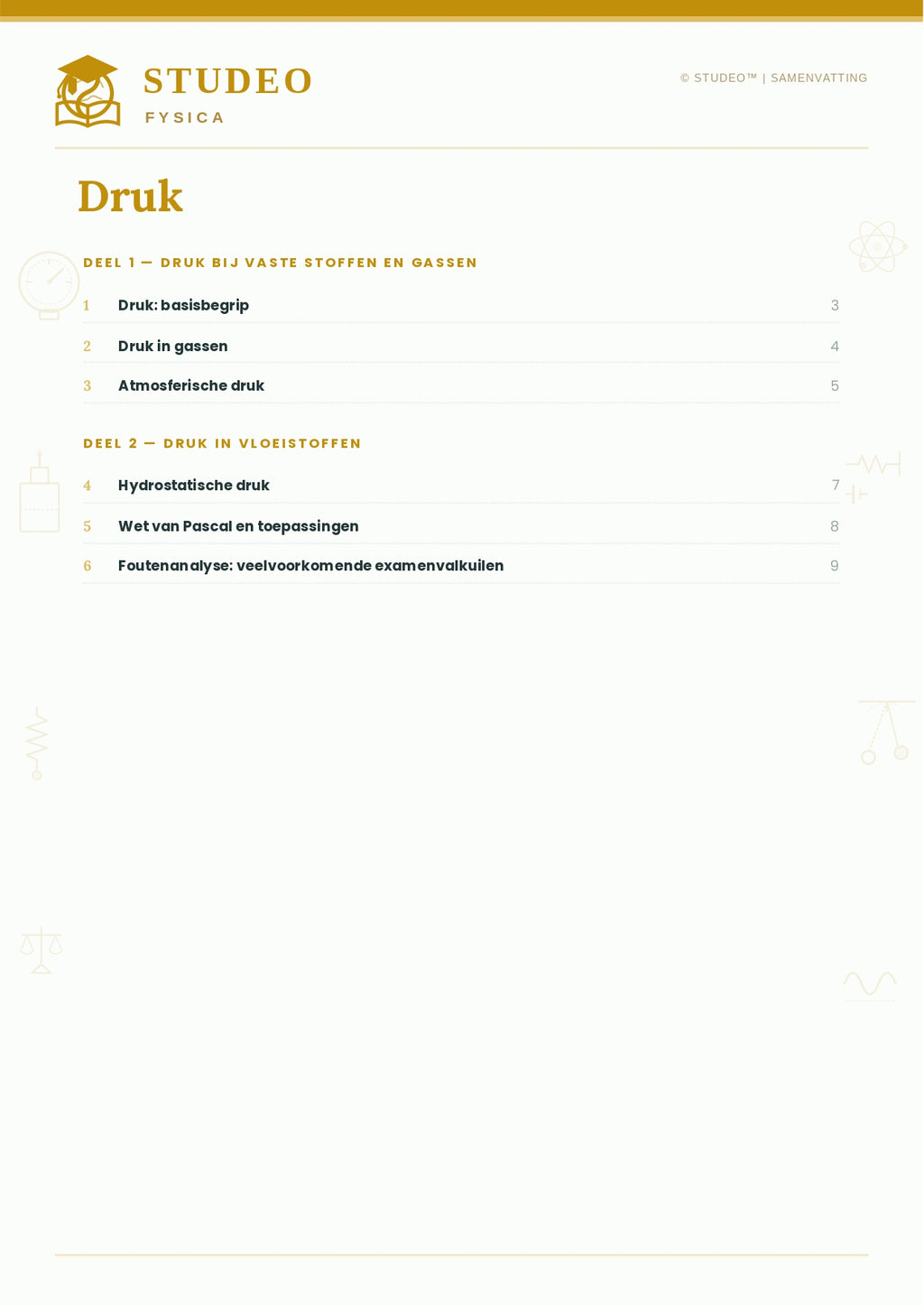 Fysica: Druk