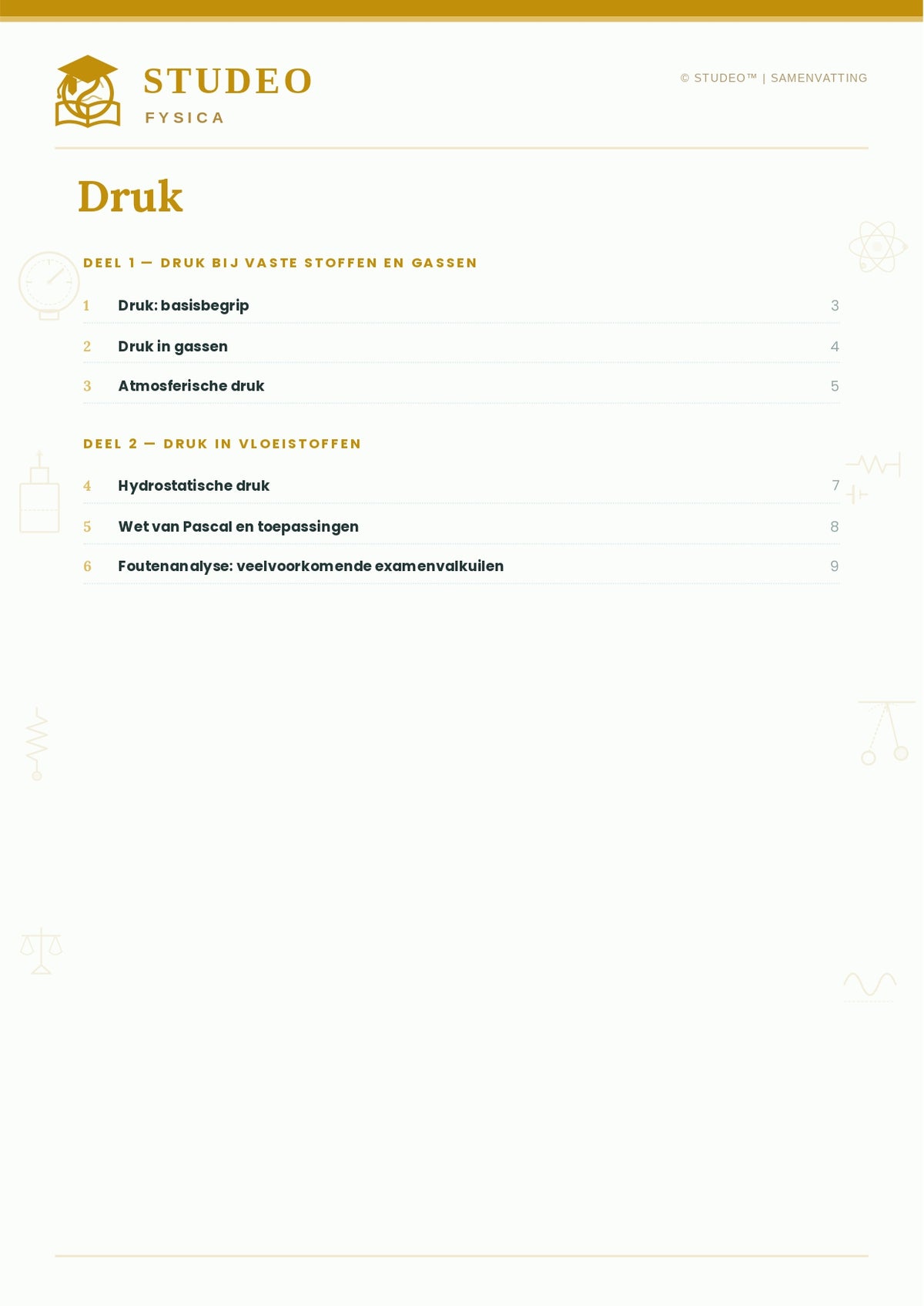 Fysica: Druk