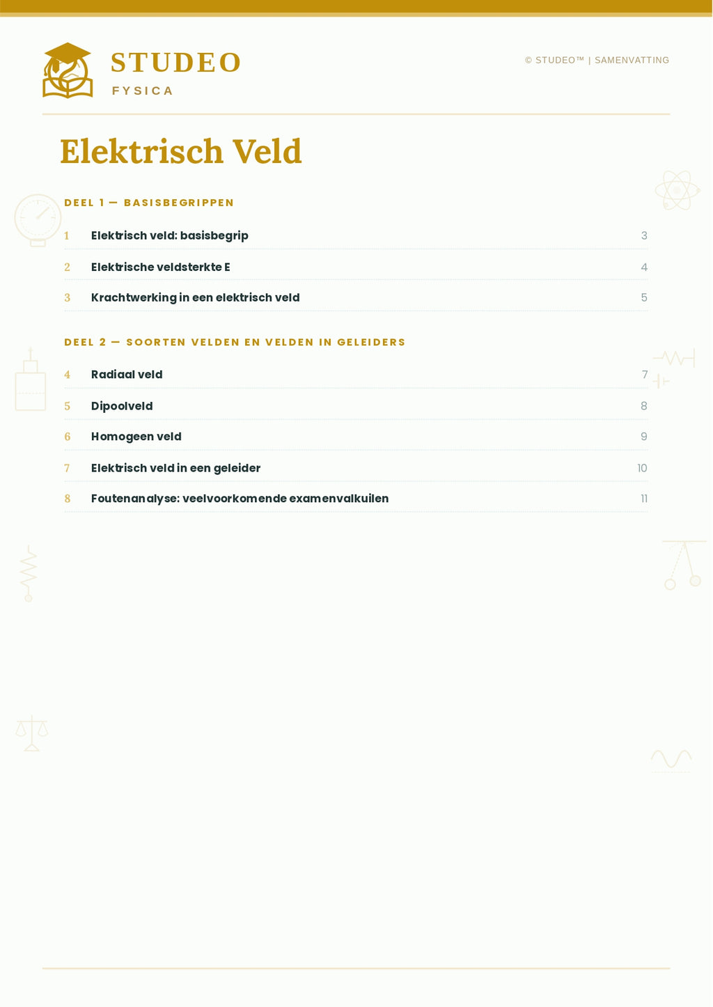 Fysica: Elektrisch Veld