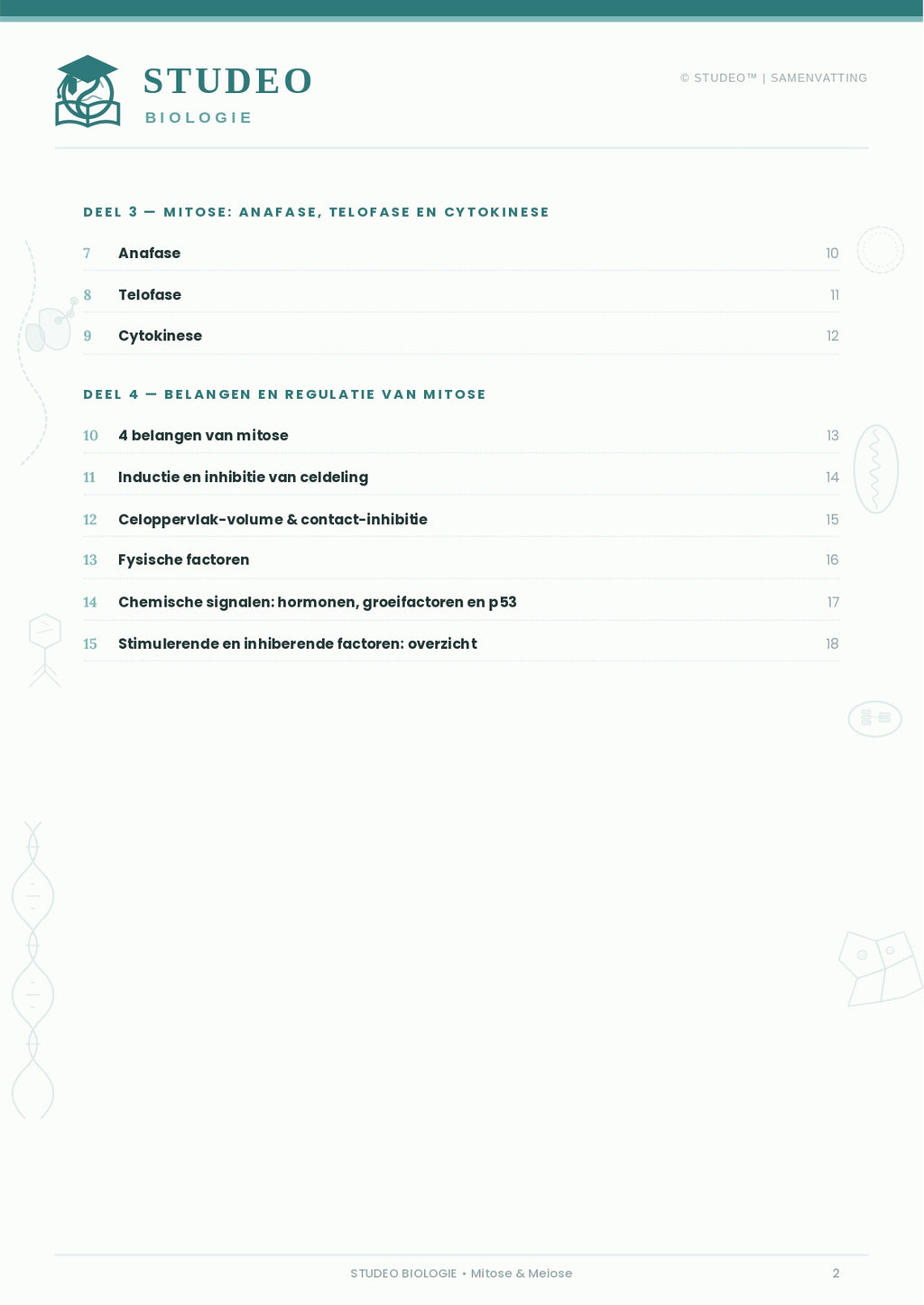 Biologie: Mitose & Meiose