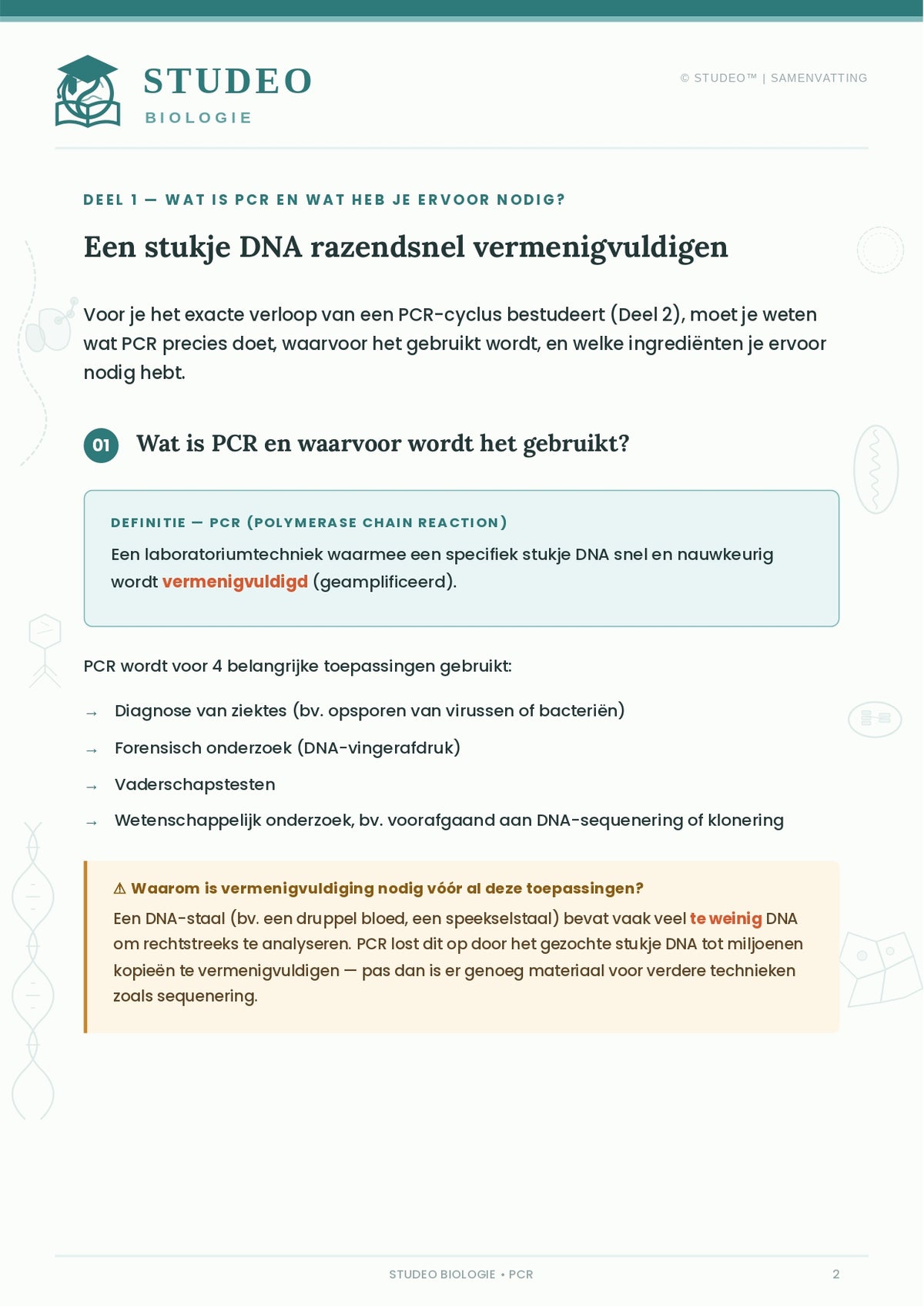Biologie: PCR